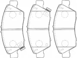 Комплект тормозных колодок AISIN C1N041